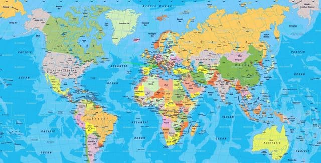 Monaco location on world map